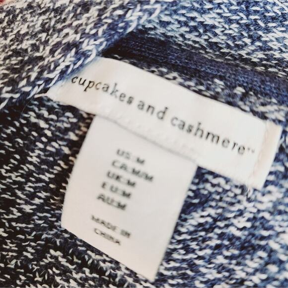 CUPCAKES & CASHMERE GRAY BUTTON UP CARDIGAN SWEATER SIZE MED - Picture 5 of 6